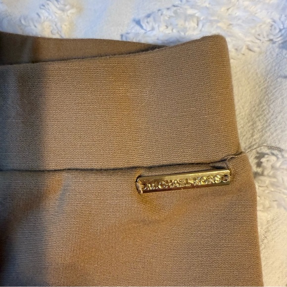 MICHAEL Michael Kors Camel Pants with Gold Accent A13 - Picture 2 of 9